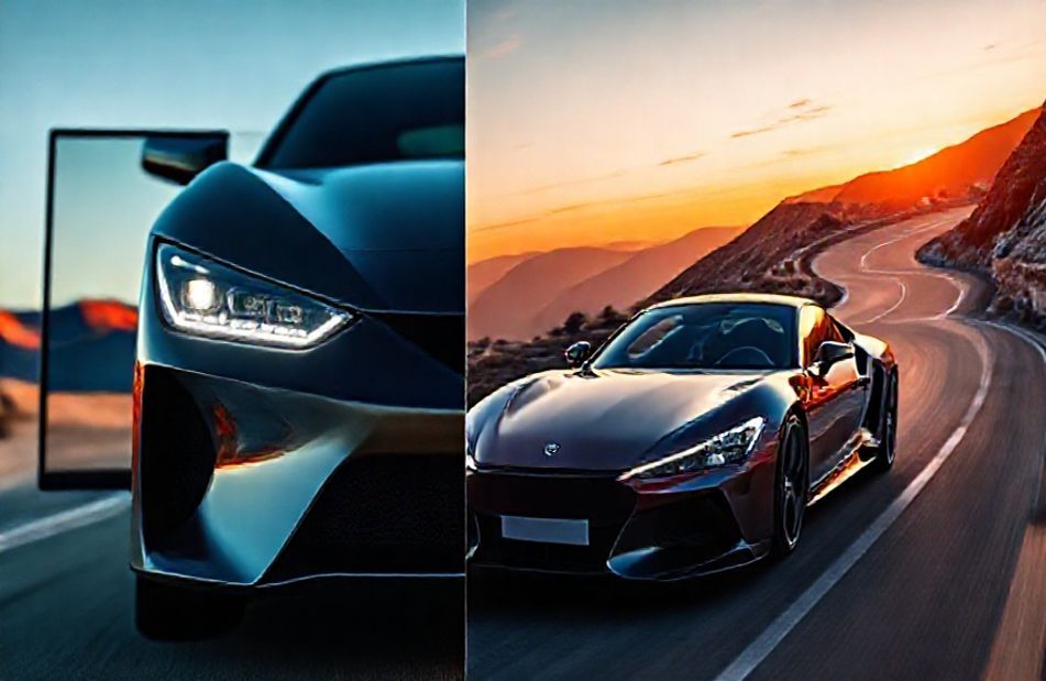 Dual Monitor Car Wallpaper