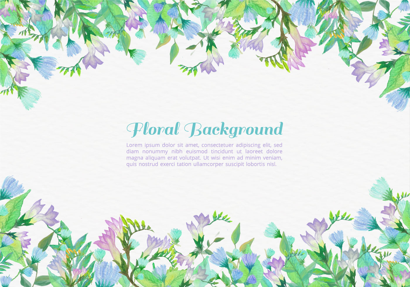 Flower Background Vector Art S