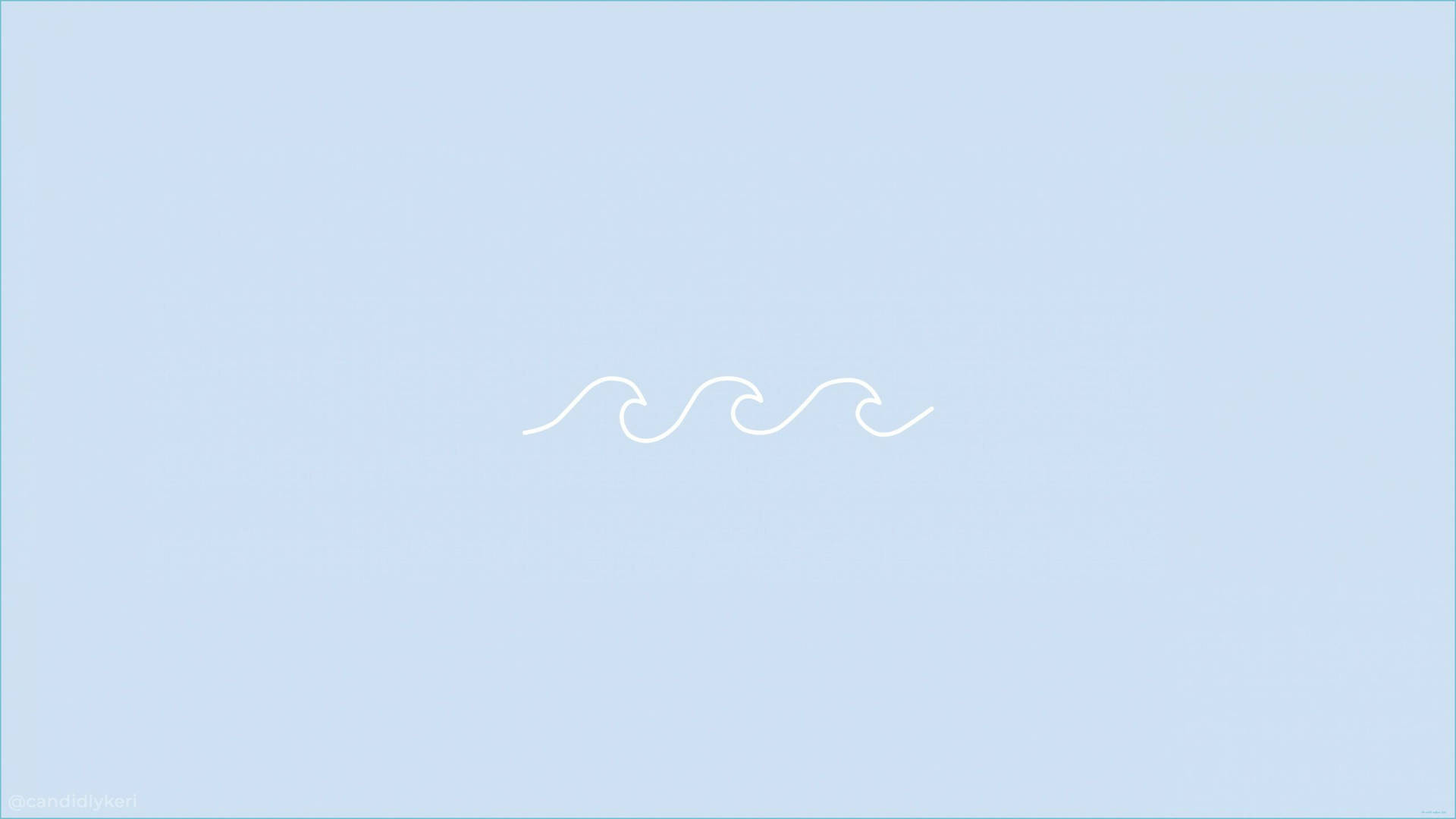 Simple Blue Aesthetic Wallpaper