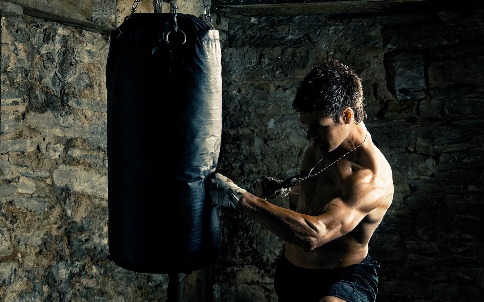 Punching Bag Wallpaper Sports Boxing
