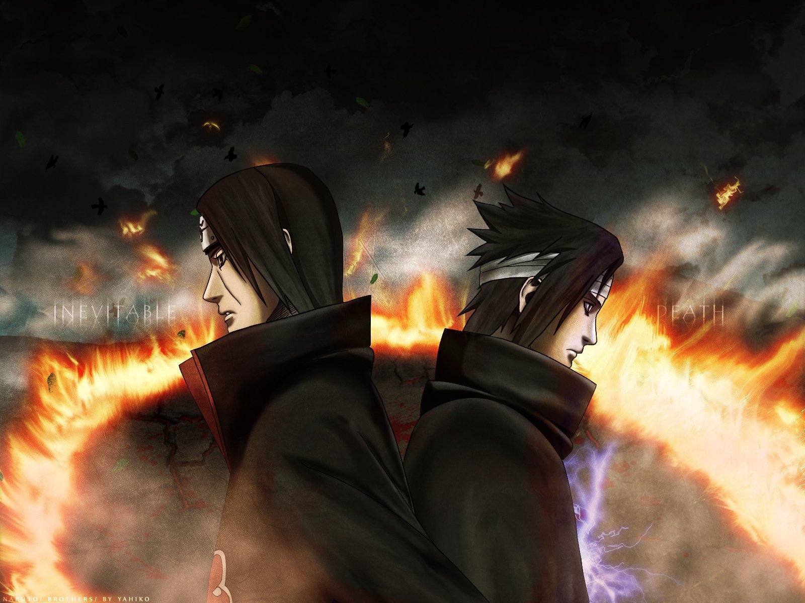 Akatsuki Image Itachi And Sasuke HD Wallpaper Background Photos