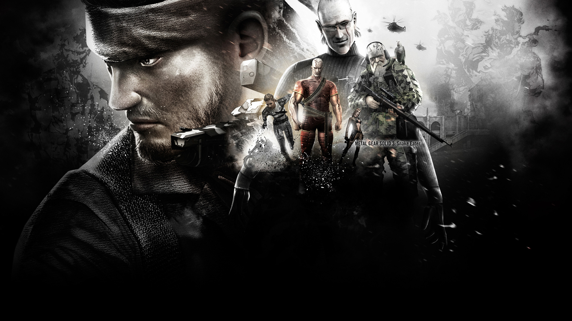 Gear Wallpaper Metal Solid Big Boss The End Mgs3