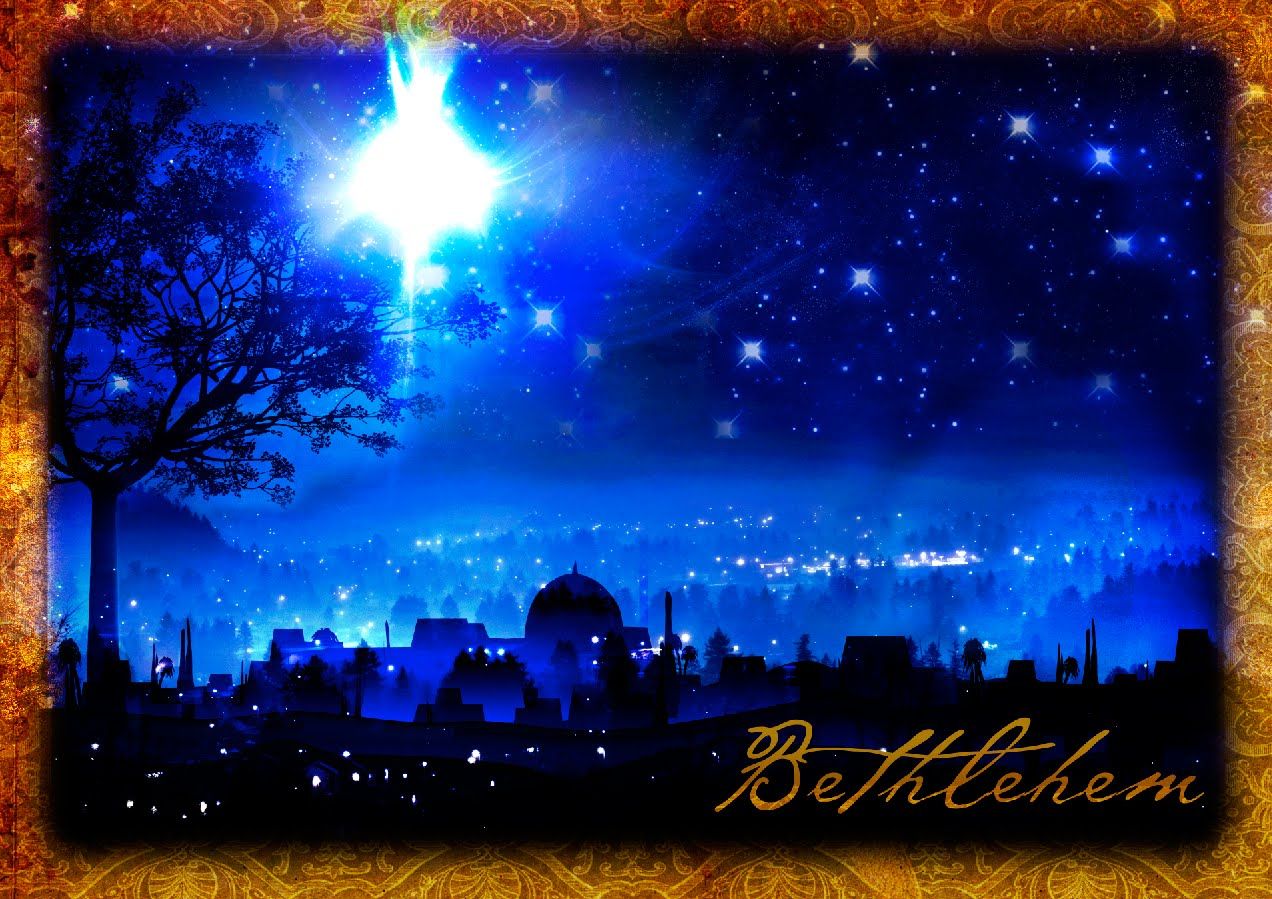 The Star Of Bethlehem Christmas Desktop Wallpaper Out