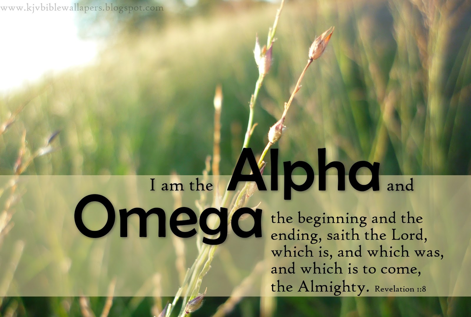 Kjv Bible Wallpaper Revelation The Alpha And Omega
