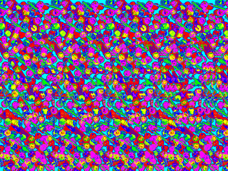 an autostereogram with two intricated rings 800 x 600 pix