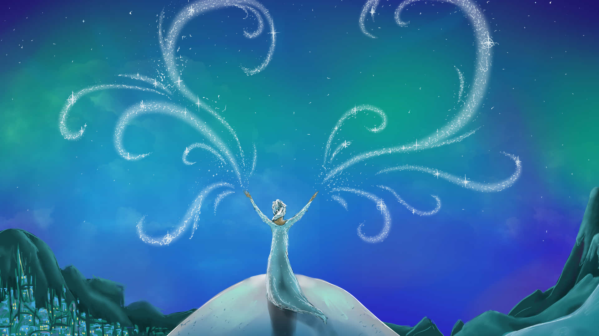 Elsa In Frozen Wallpaper