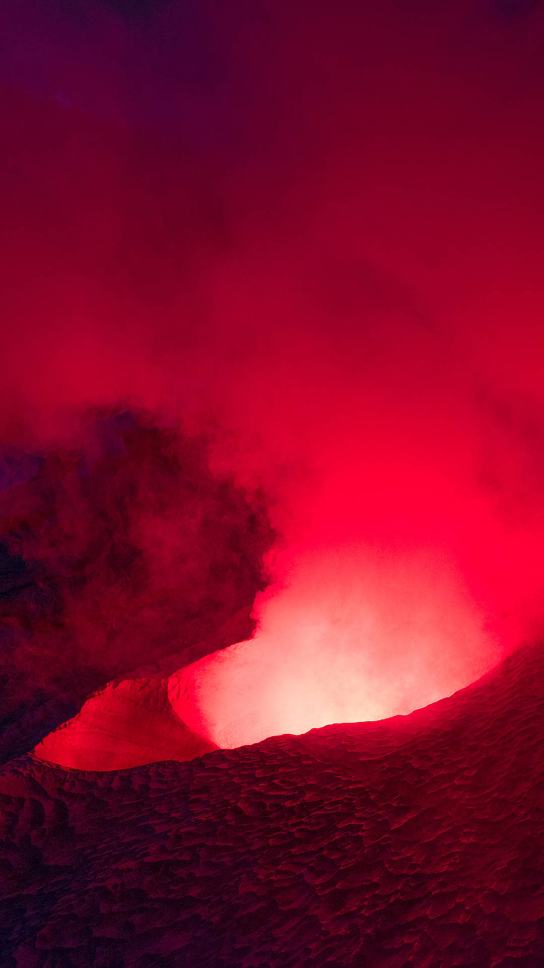 iPhone Pink Fire Smoke Wallpaper