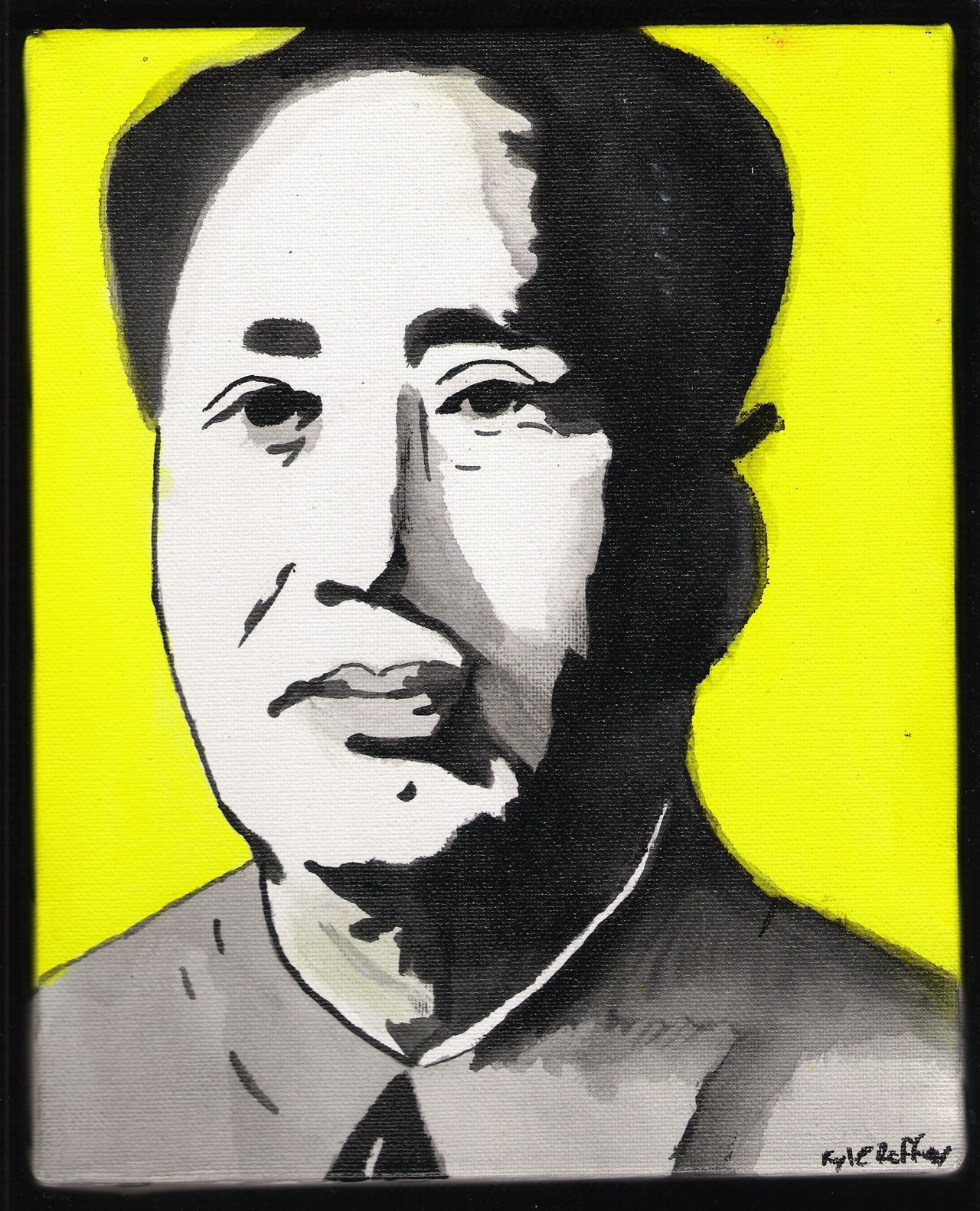 Painting Of Mao Zedong By Pineco