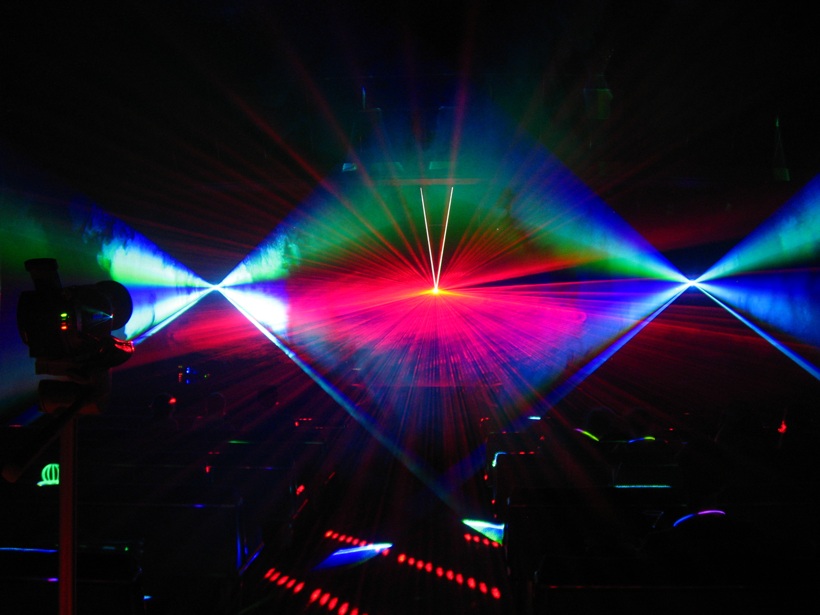 Rave Light Show Wallpaper Ilda Laser
