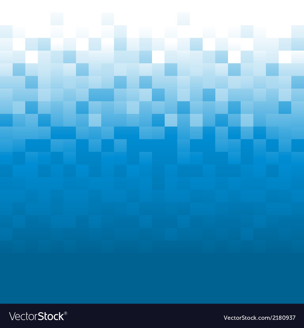 Blue Pixel Background Royalty Vector Image
