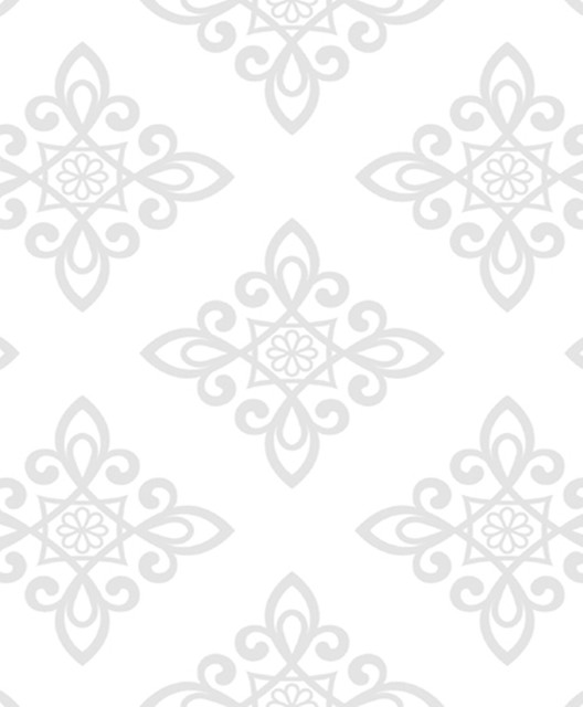 Lattice Pattern Wallpaper Offwhite Grey Traditional
