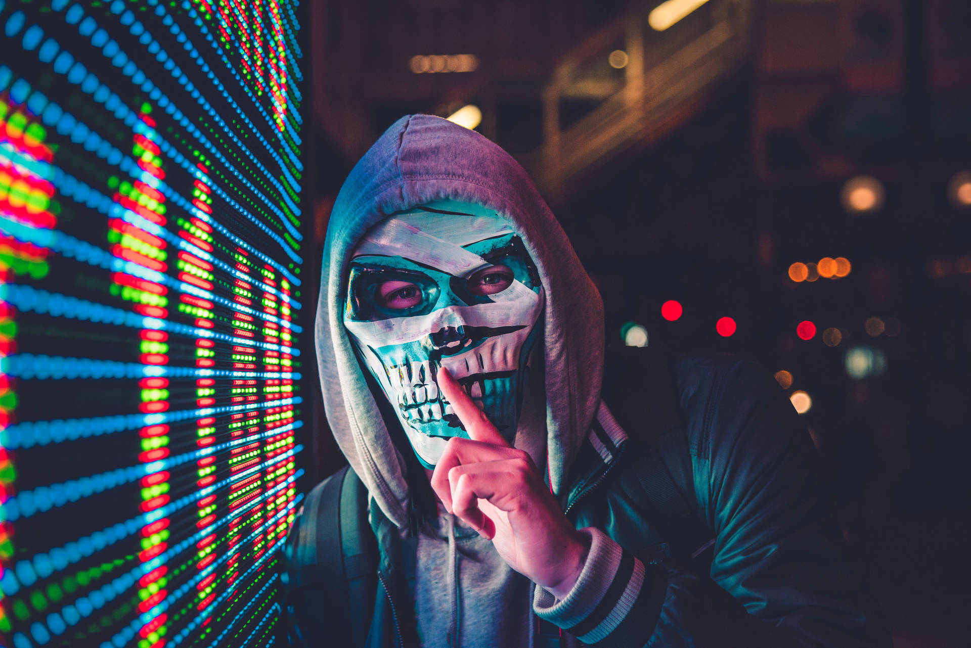 Top Hacker Mask Wallpaper Full HD 4k To Use
