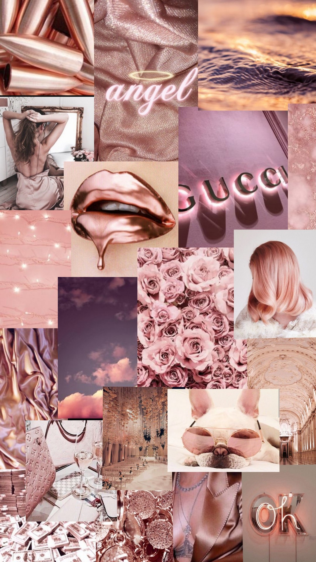 Rose Gold Aesthetic Wallpaper Mobile