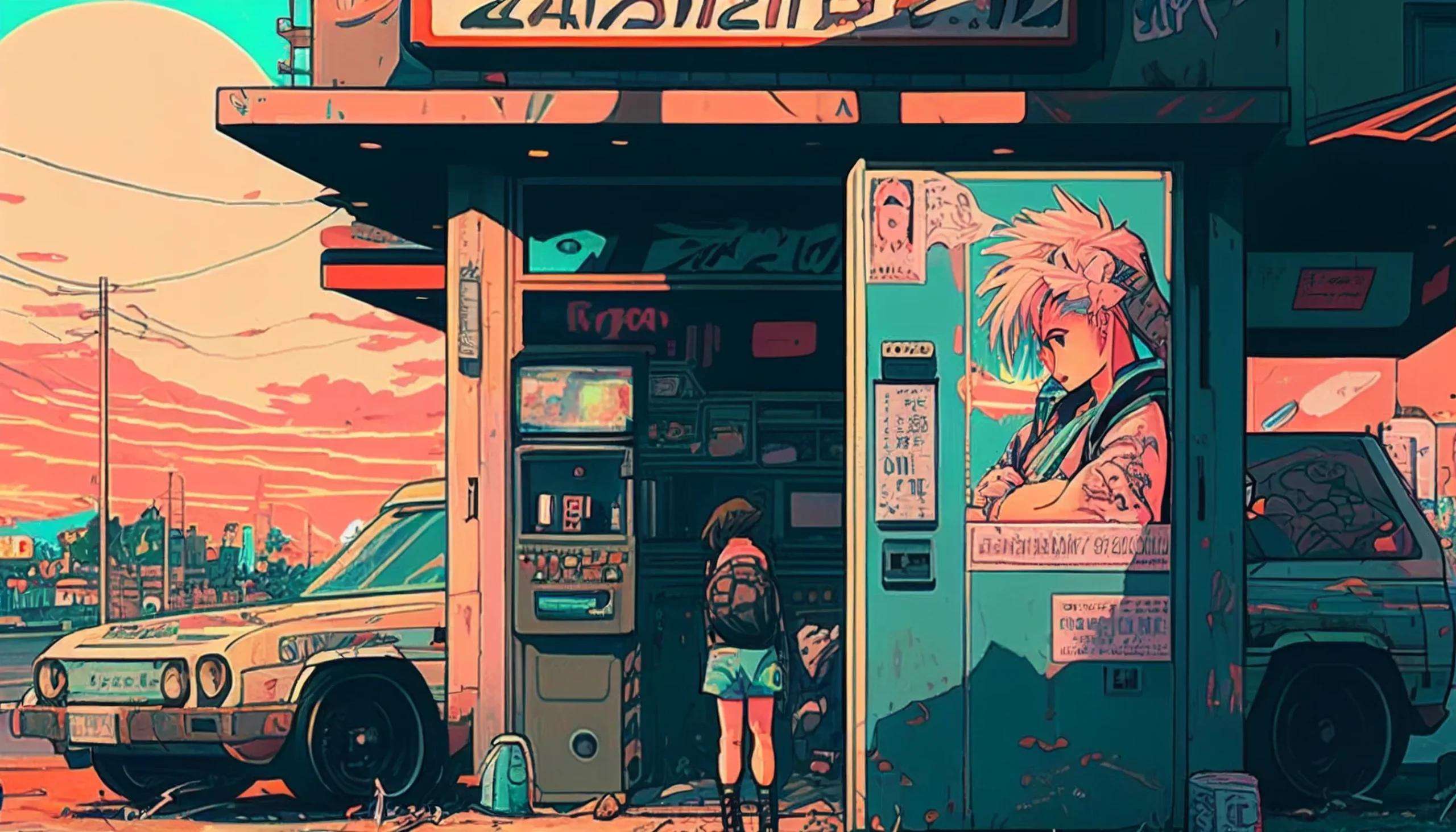 Step Into Nostalgia With Stunning 90s Anime Aesthetic Desktop Wallpaper