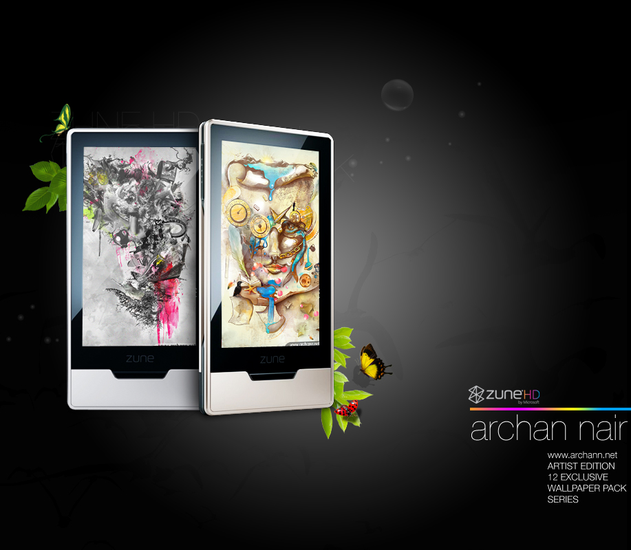 Has Some Custom Made Wallpaper Specifically For The Zune HD Here