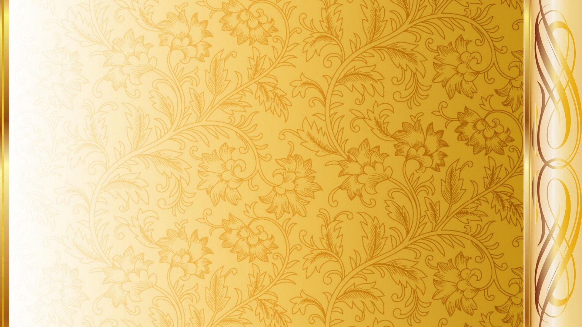 Gold Designs Desktop Background HD Wallpaper