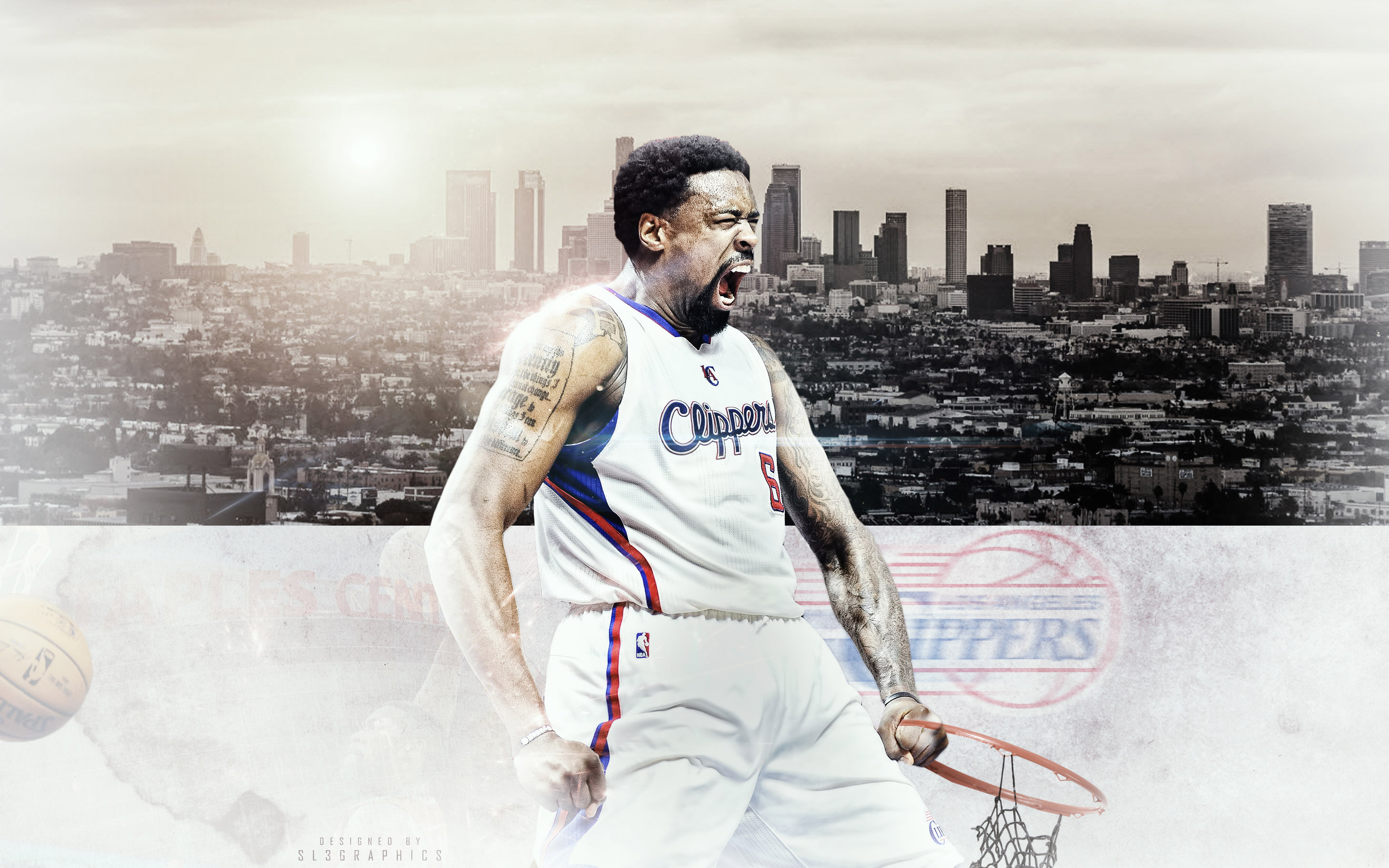 Deandre Jordan La Clippers Wallpaper Basketball At