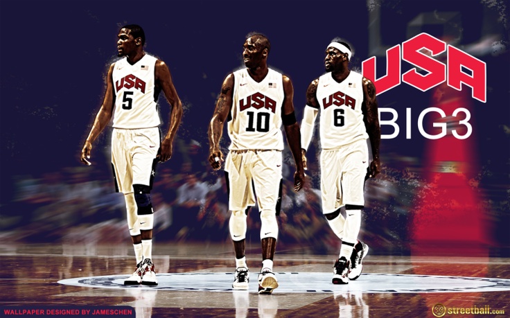 Usa Basketball Olympic Wallpaper Of Kevin Durant Lebron James And The