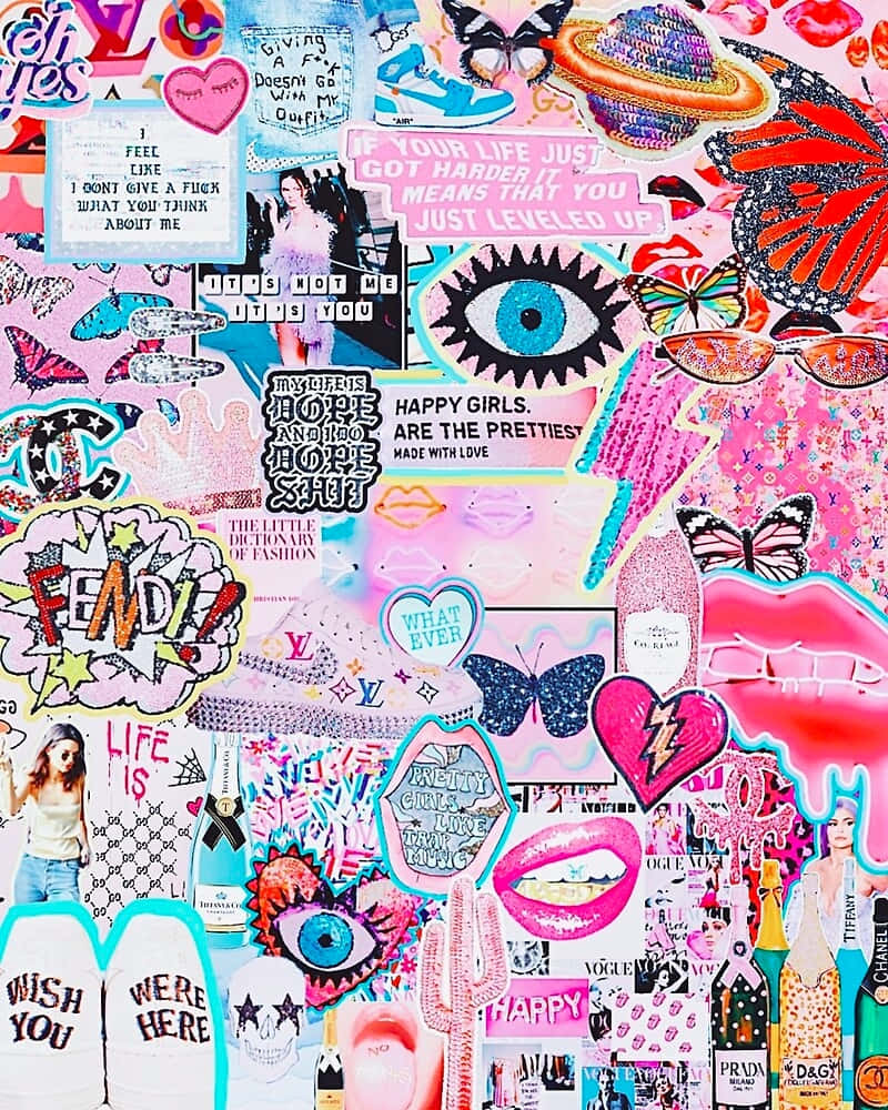 Preppy Girl Aesthetic Wallpaper