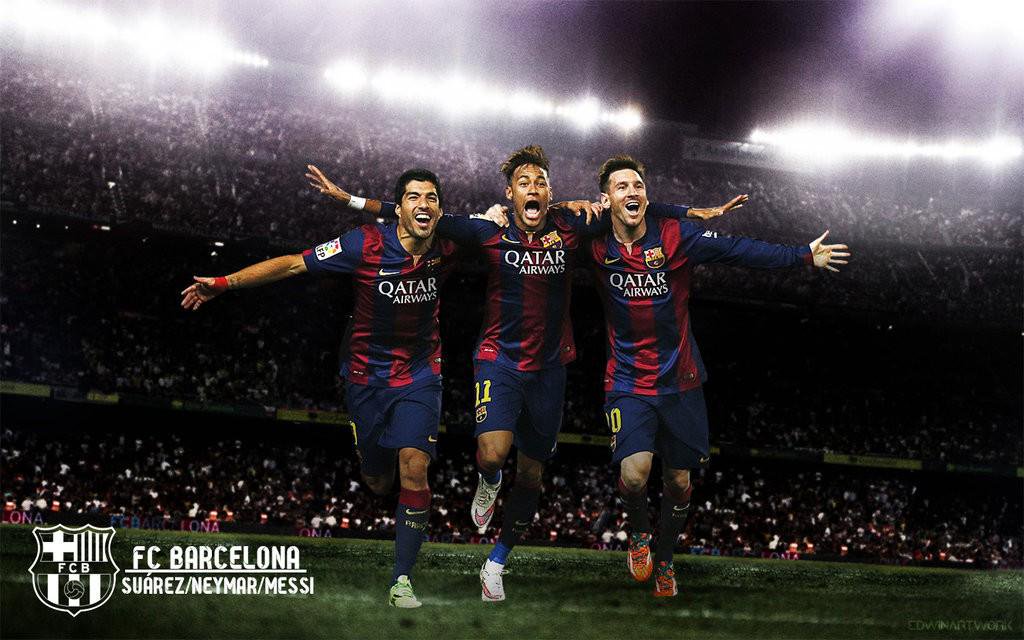 Mesqueunclub Gr Wallpaper Suarez Neymar And Messi