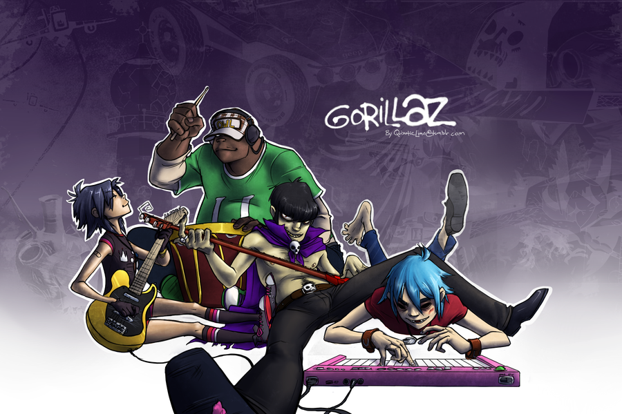 Free Download Gorillaz Wallpaper By Spartichi 900x600 For Your Desktop Mobile Tablet Explore 76 The Gorillaz Wallpaper Plastic Beach Wallpaper Gorillaz Iphone Wallpaper 2d Wallpaper Gorillaz