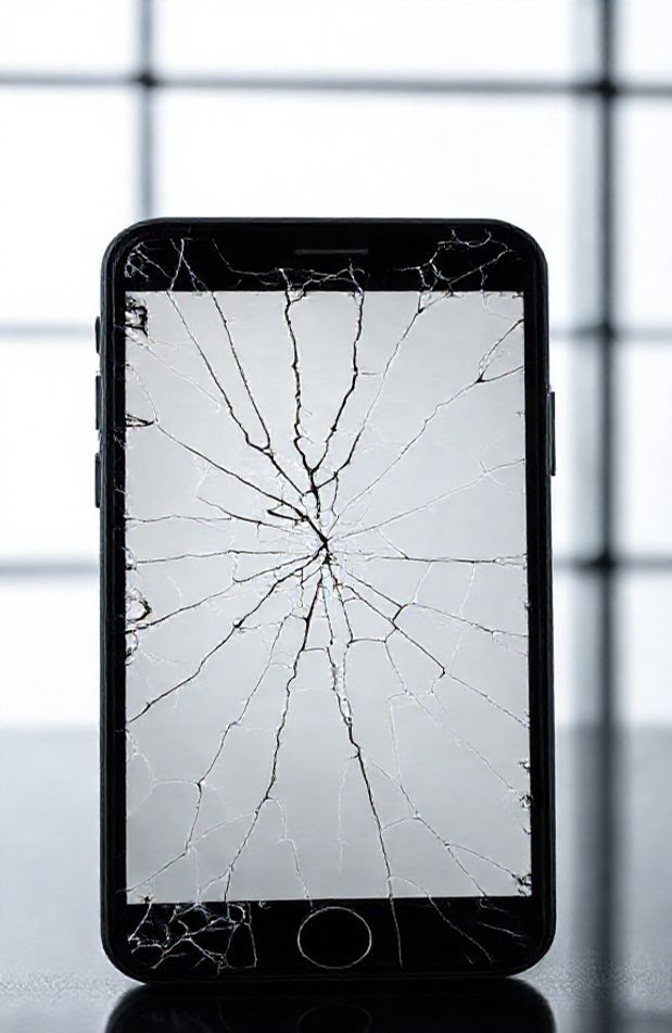 Cracked Screen Prank Wallpaper