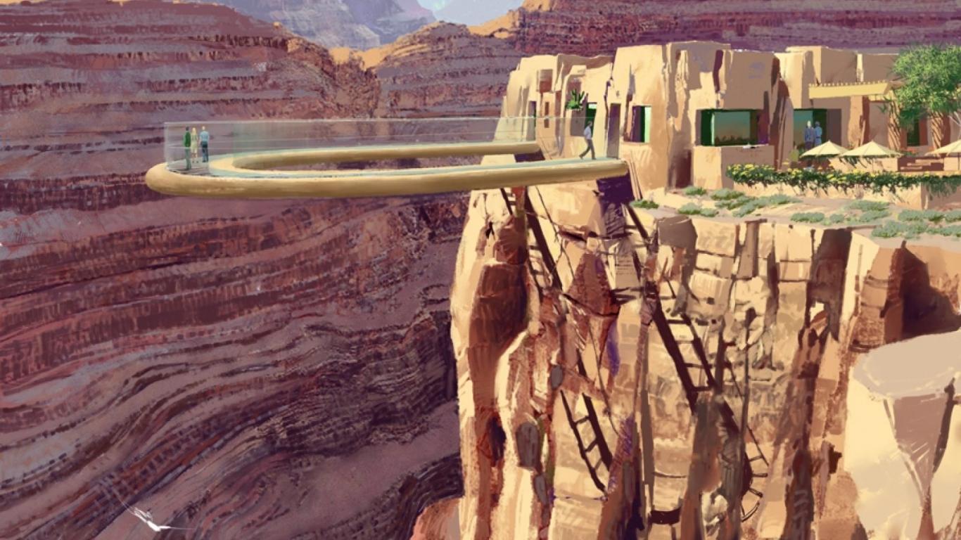 Skywalk Grand Canyon Arizona State The Highest Of Its Type In