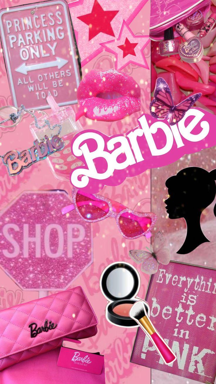 Barbie Aesthetic Aesthethic Moodboard Collage Pinkboard