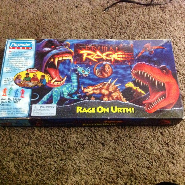 Primal Rage Board Game Rare By Esjbond007