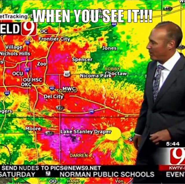 Oklahoma S Kwtv News Severe Weather Coverage Mistake Or Was It
