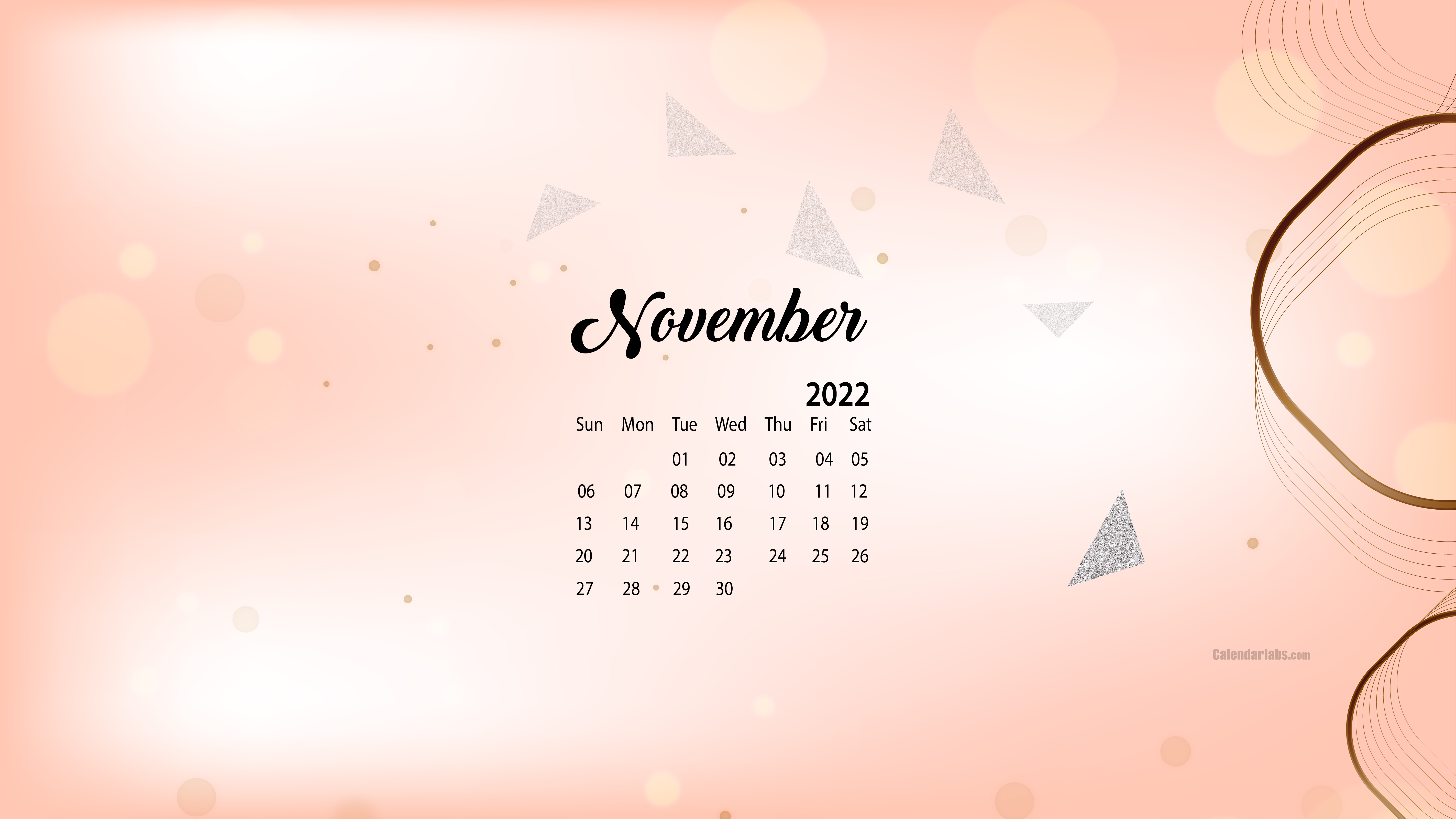 November 2022 Desktop Wallpaper Calendar   CalendarLabs