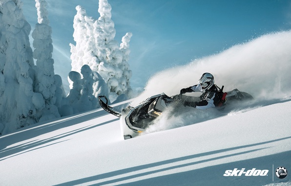 Snowmobile Brp Snow Sport Wallpaper