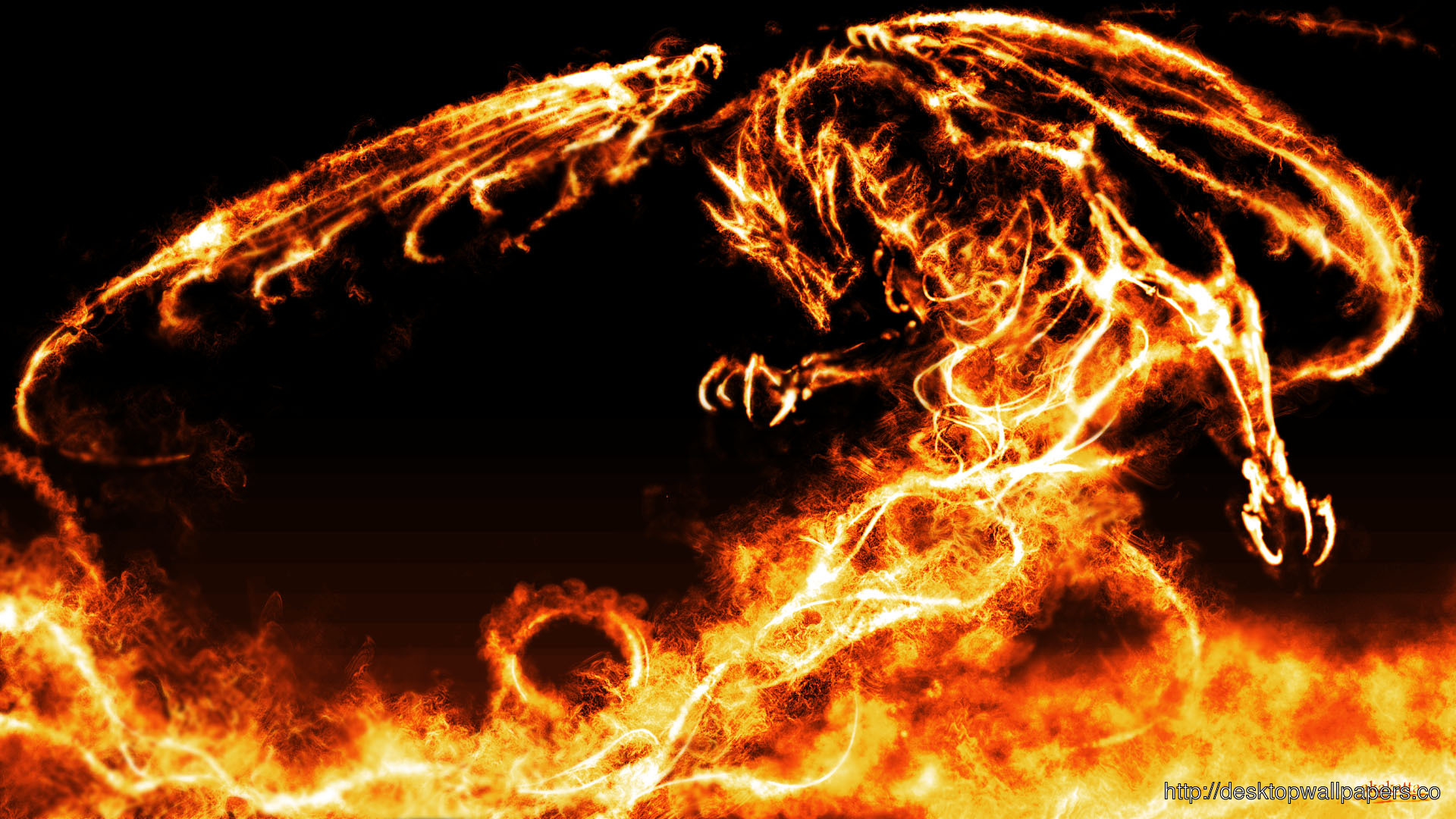 Fire Dragon Wallpaper Desktop