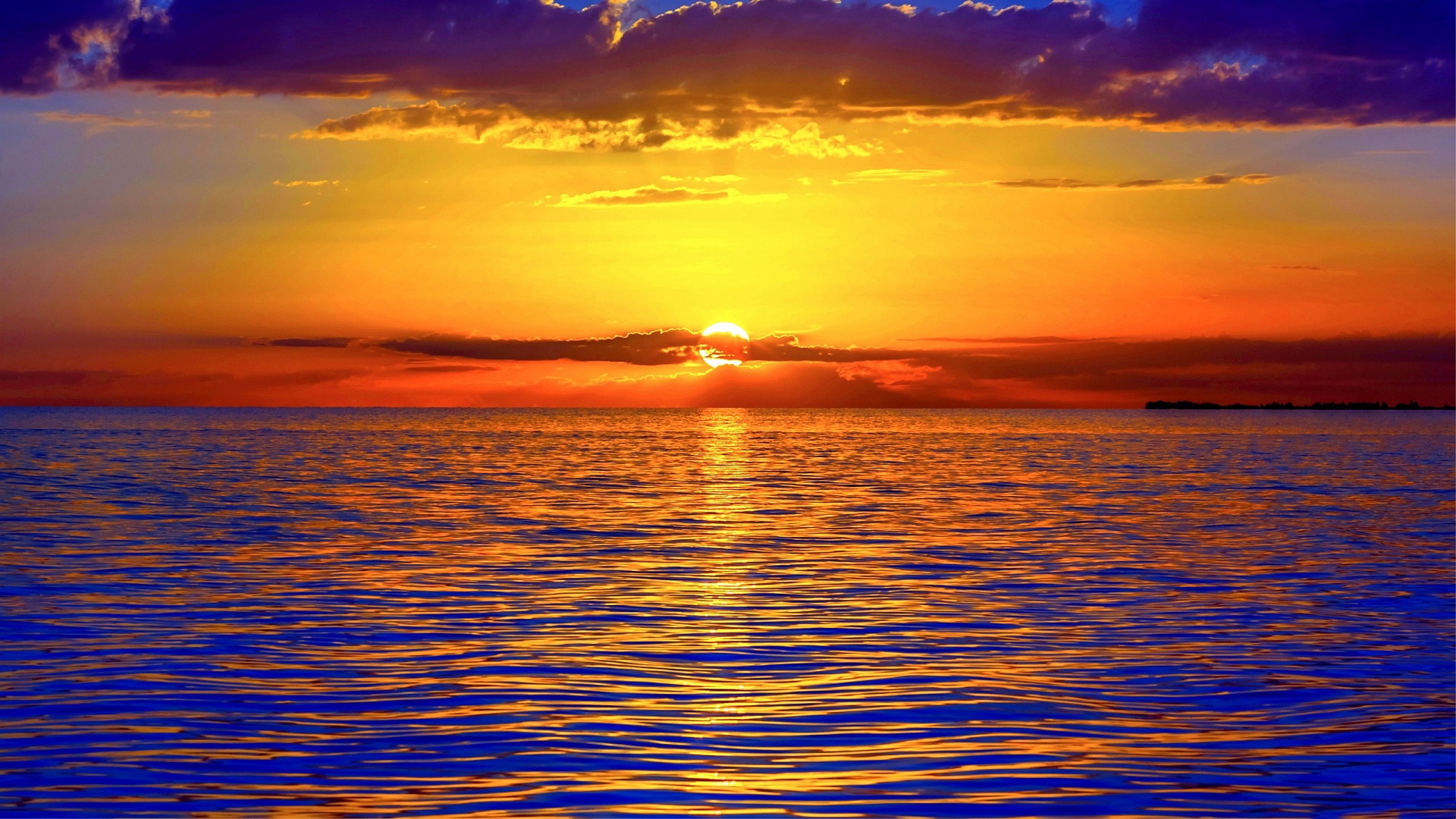Ocean Sunset Widescreen Download Free Desktop Wallpaper Images