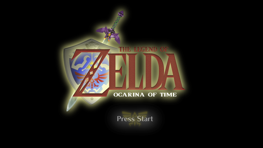 Ocarina Of Time Title Wallpaper By Azerik92