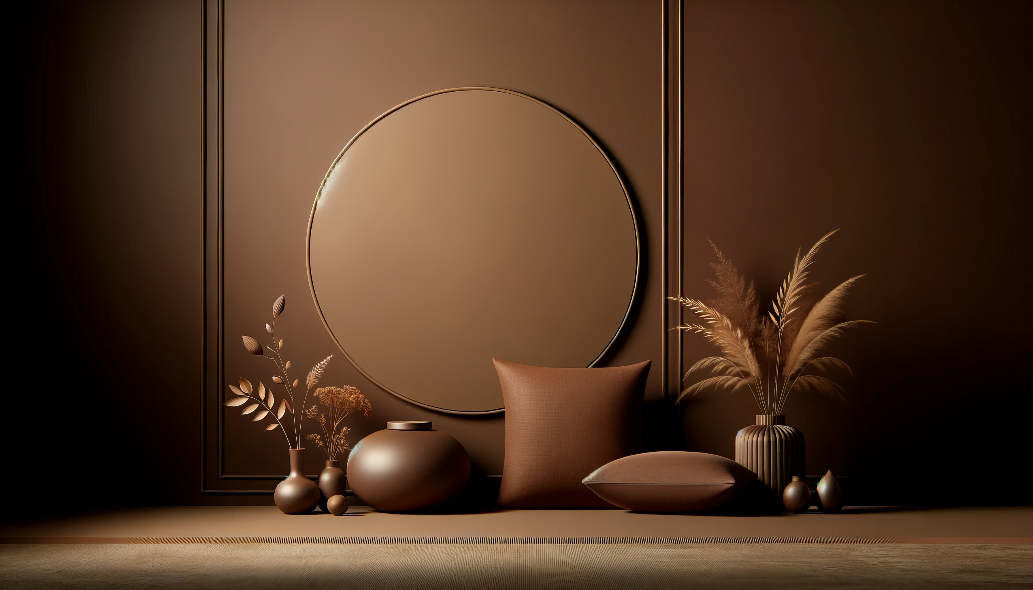 Brown Aesthetic HD Wallpaper Modern Minimalist Style By Robokoboto