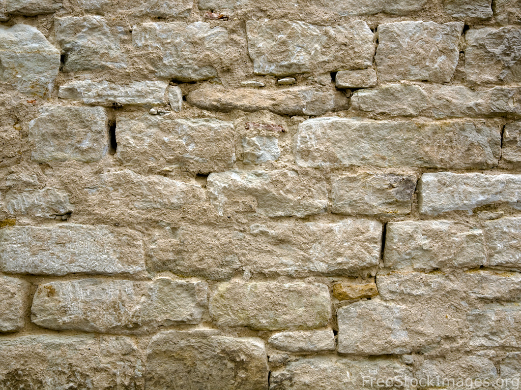 Free Stock Images   Light Stone Wall Backgrounds Texture 17