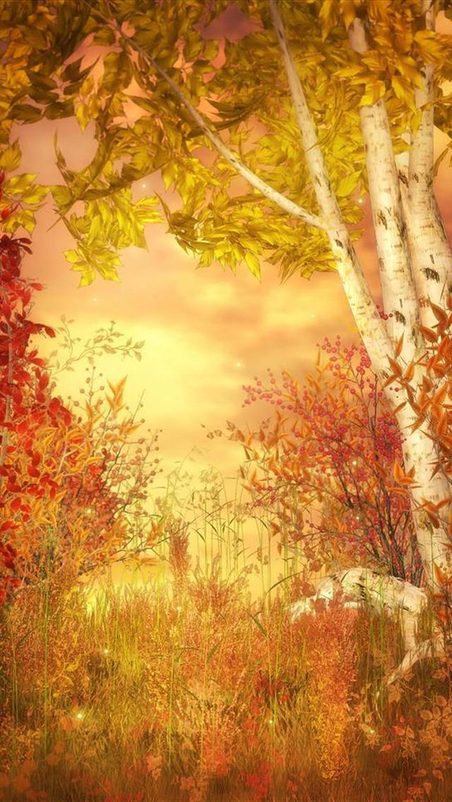 Cool Autumn iPhone Wallpaper HD Background