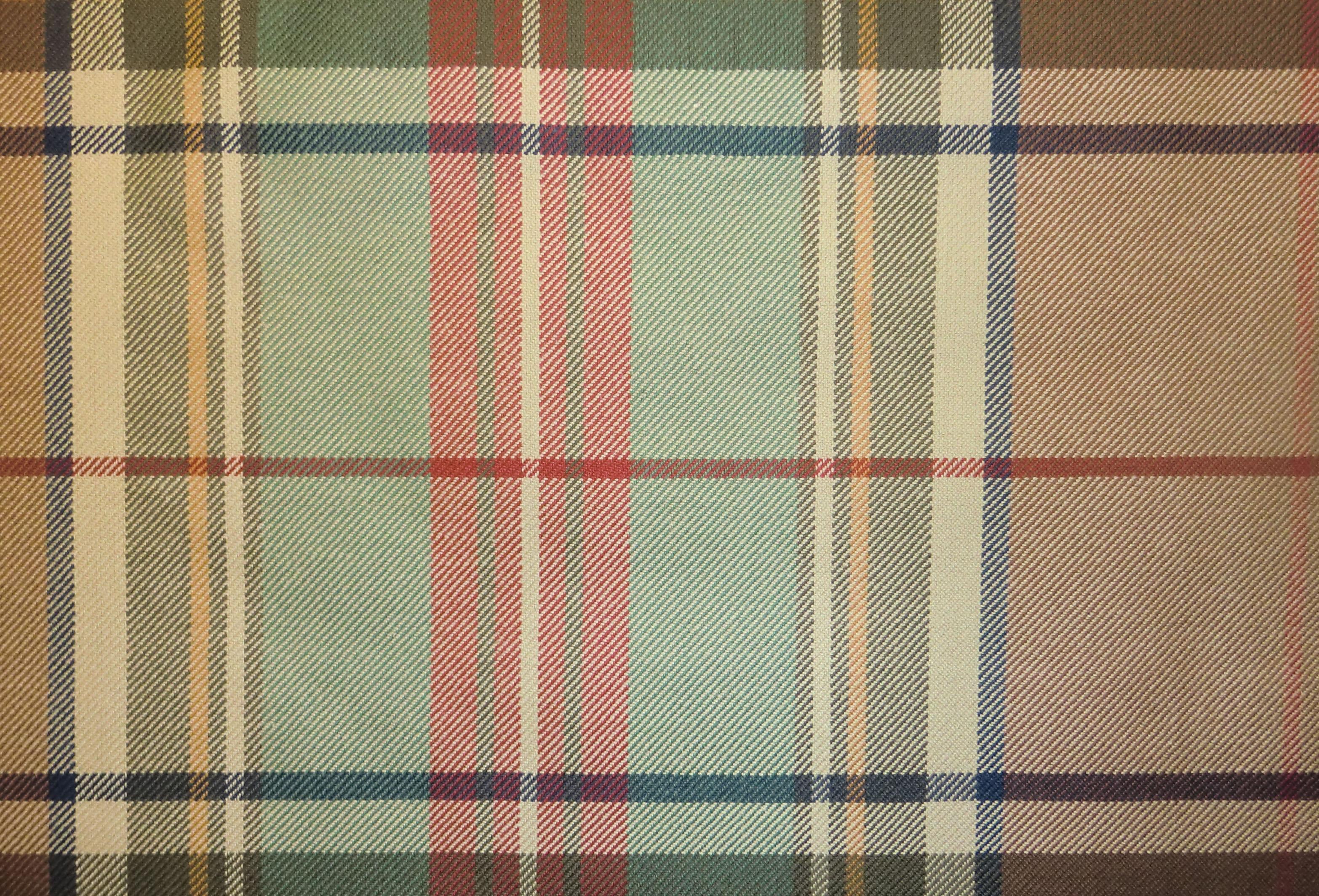 Wallpaper Equestrian Plaid shades of green  Wallpaper from the 70s