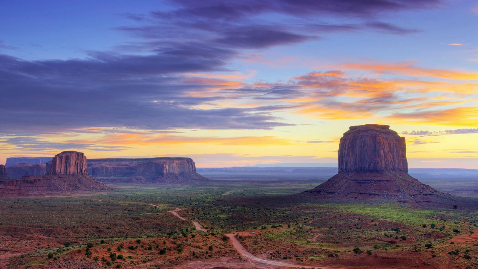 Monument Valley Of Colorado Plateau Wallpaper HD Desktop