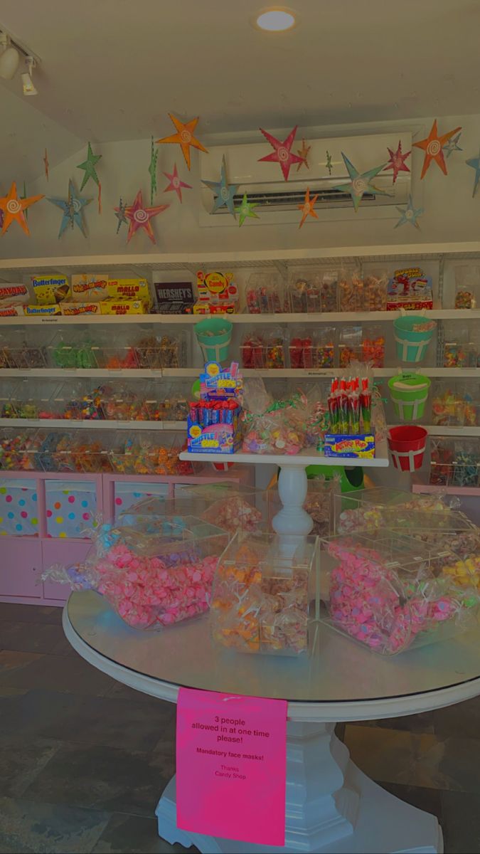 Cute Candy Shop Store Display