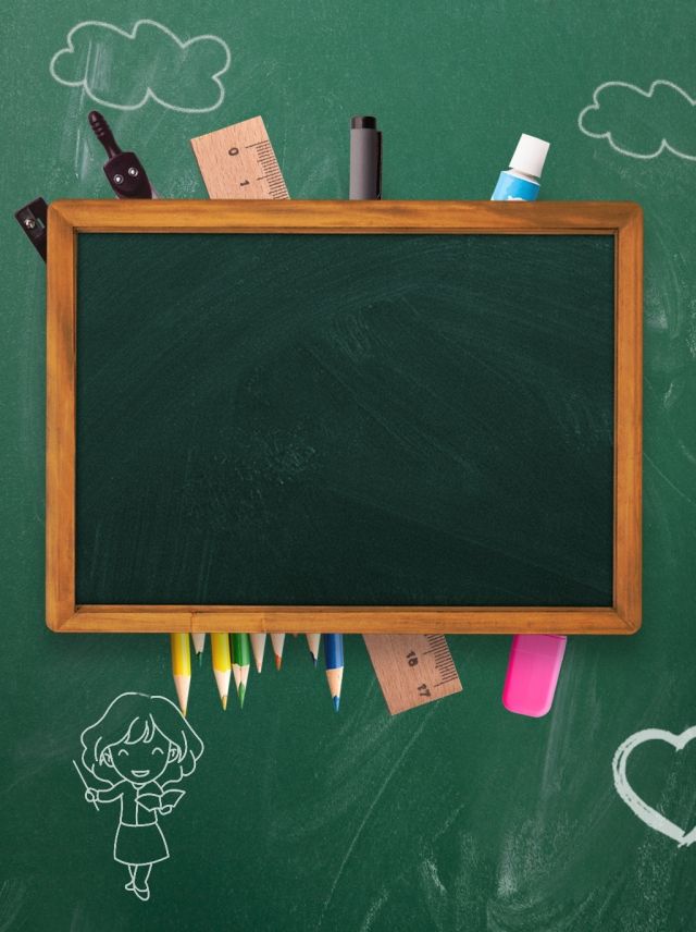 Teachers Day Teacher Blackboard Background Material