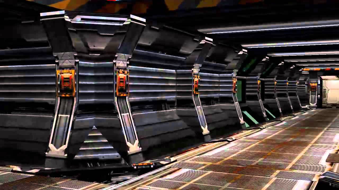 Star Wars Space Ship Corridor Chroma Key Effects