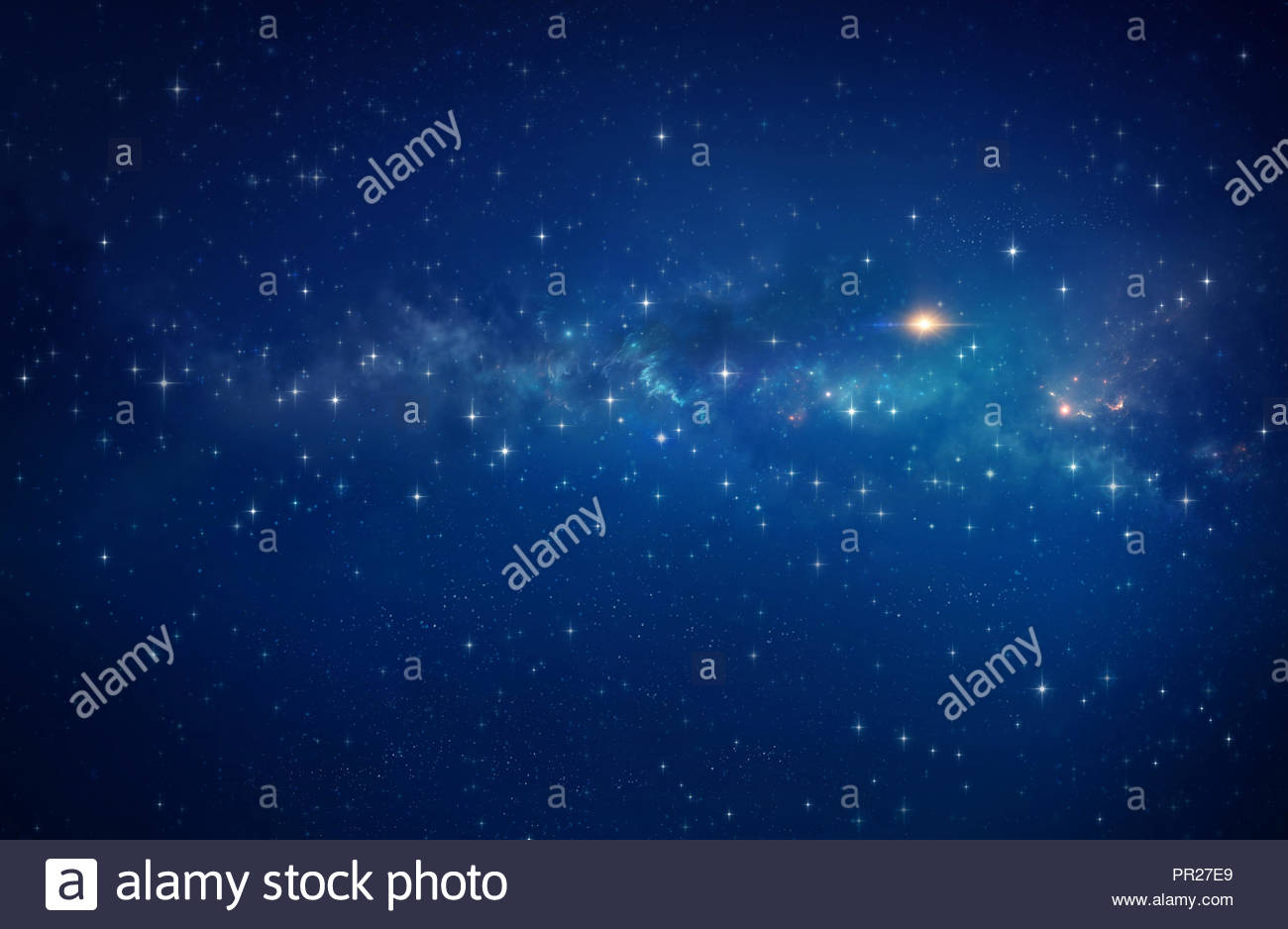 Galaxy And Star Clusters In Deep Space High Definition Galactic