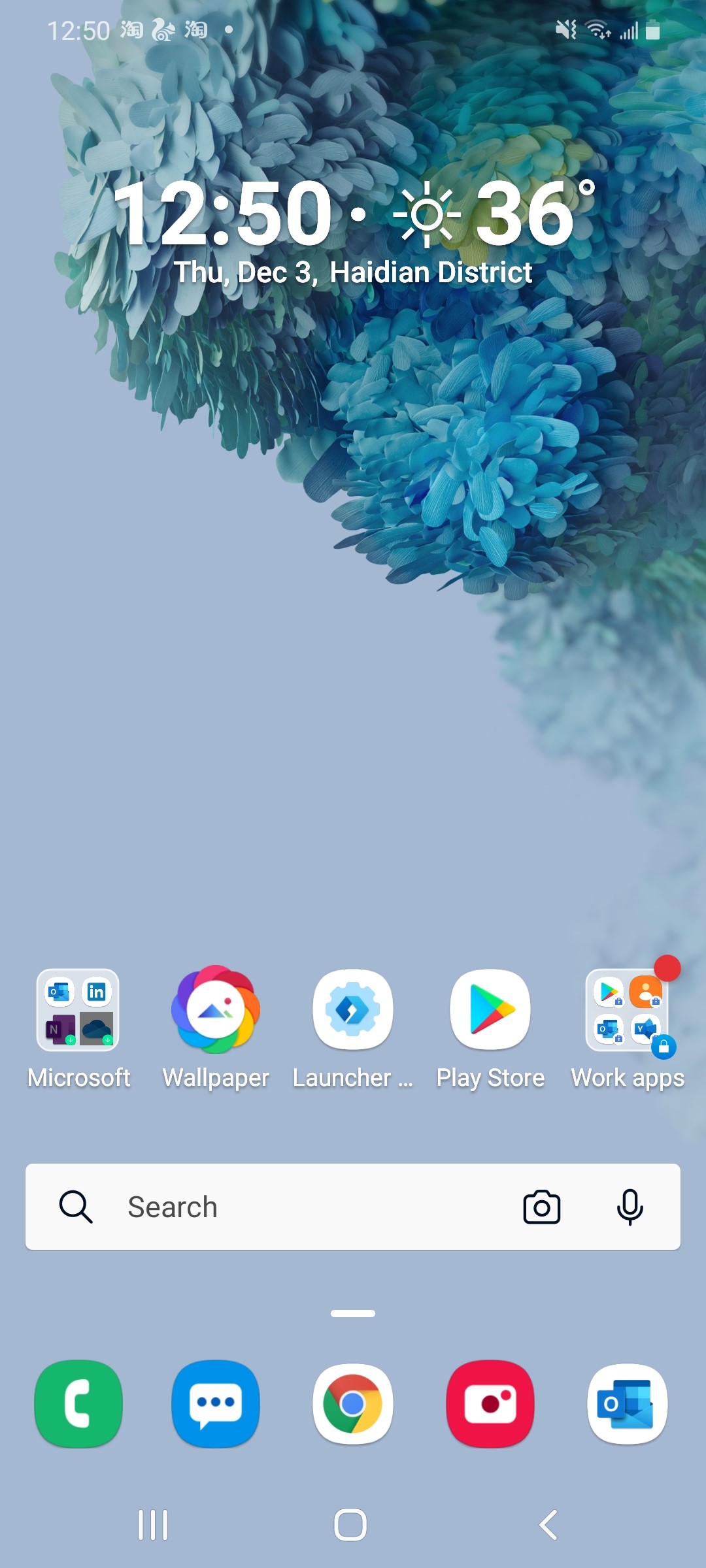 Using Microsoft Launcher on Android