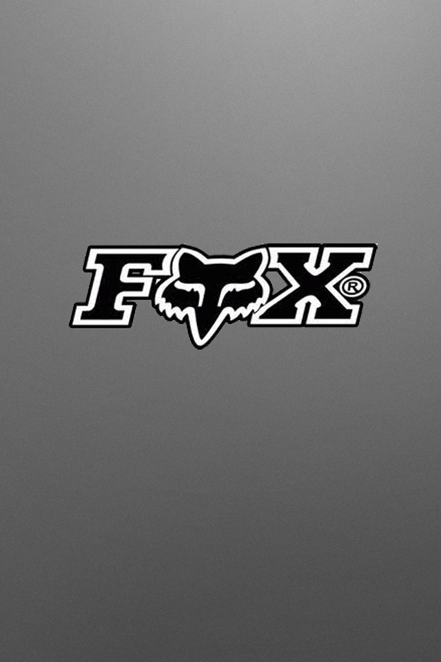 Fox Gray Logo Wallpaper iphone PDA by drouell 640x960