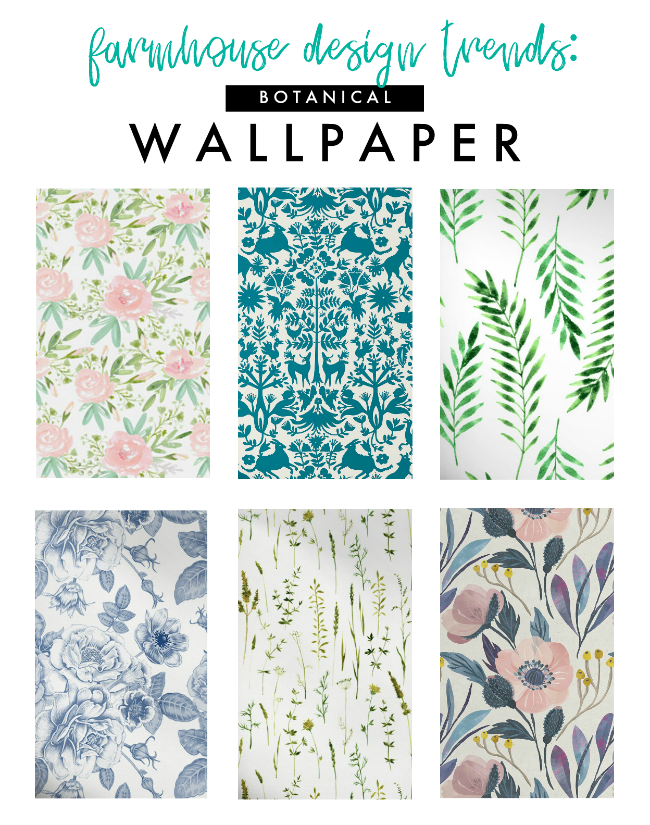 [24+] Farmhouse Floral Wallpapers | WallpaperSafari