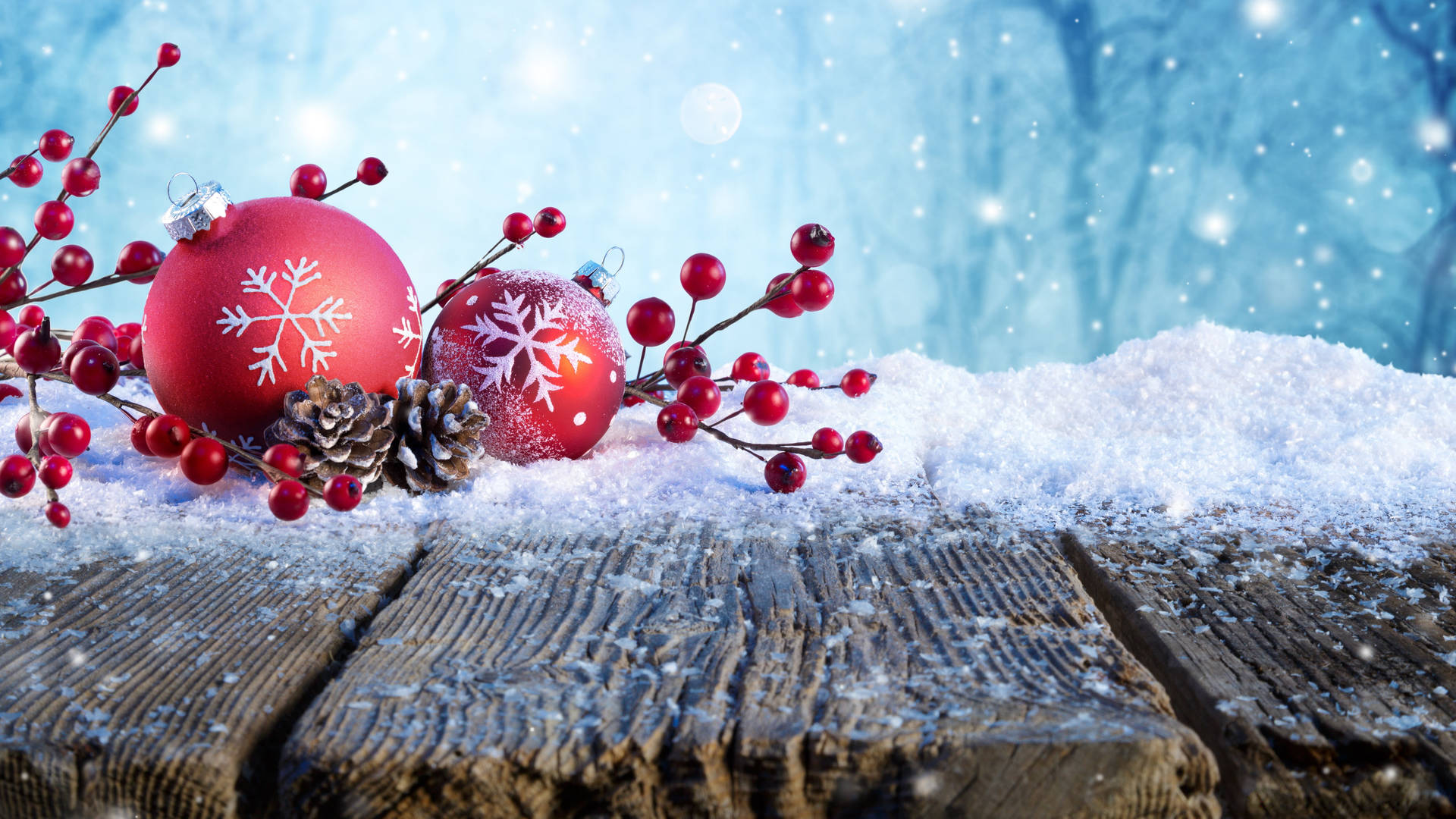 Christmas Balls Wallpaper