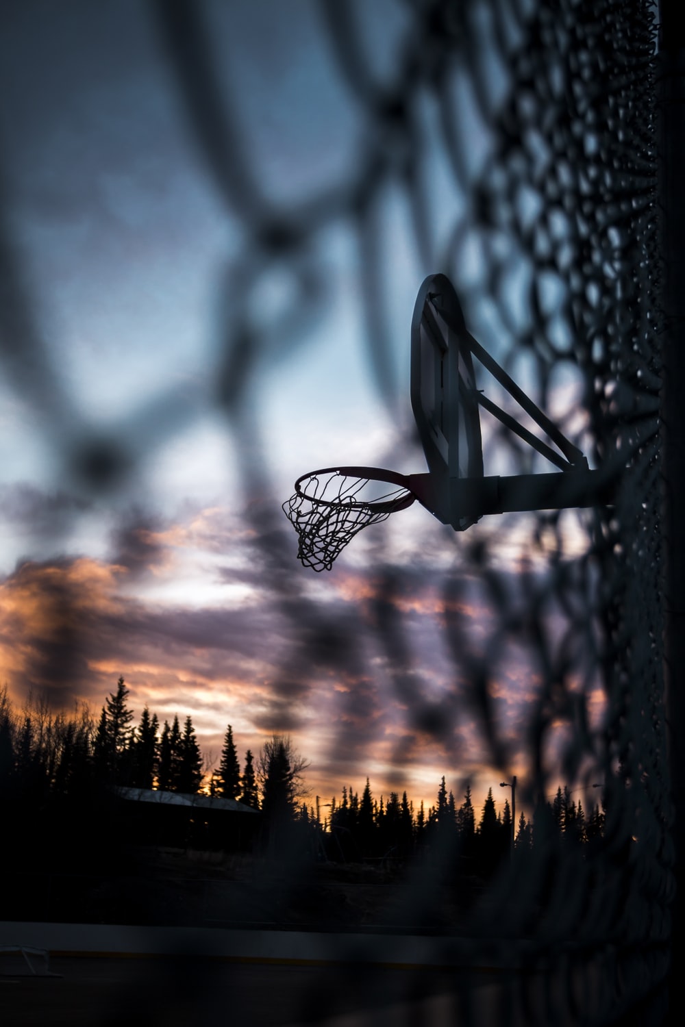 Basketball Ring On Wall Photo Hoop Image