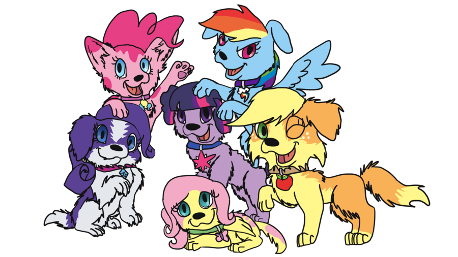 My Little Ponies As Dogs By Allissajoanne4